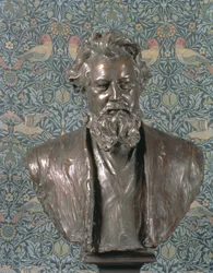 Büste von William Morris (1834-96) von Conrad Dressler (1856-1940)